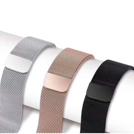 Grey | Apple Watch Milanese Magnetic Loop Strap | Stainless Steel Band | 42mm / 44mm / 45mm