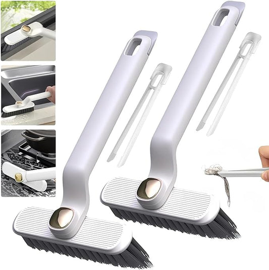 Multi-Function Rotating Crevice Cleaning Brush | 360° Deep Gap Cleaner for Kitchen, Bathroom & Home