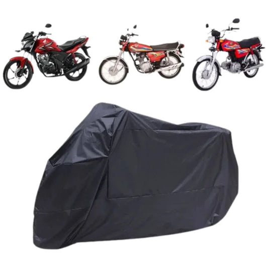Bike Cover Dust & Water Proof | Universal 70 & 125CC Scratch & Rust Protection Cover | Random Color