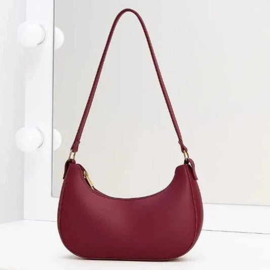 Maroon Luxury Fashion Hand Bag for Girls & Ladies | Stylish Shoulder & Crossbody Bag | Long Strap