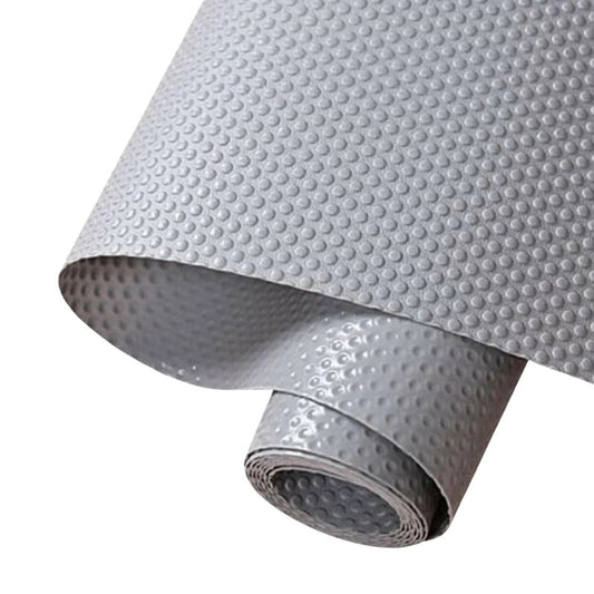 Anti-Slip Fridge & Shelf Mat | Waterproof Washable Liner for Kitchen Drawers Cabinets | Dark Grey