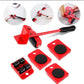 5-in-1 Heavy Furniture Mover Tool Set with Lifter & 360° Rollers