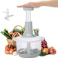 1.5L Manual Hand Push Chopper & Multifunctional Mixer | Vegetable Chopper and Baby Food Maker