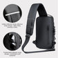 Black Multifunction Anti-Theft USB Charging Crossbody Shoulder Bag | Stylish, Secure & Travel-Ready