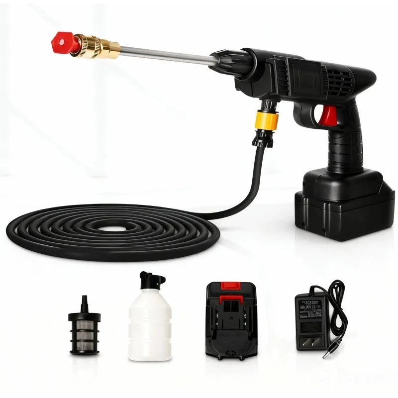 Automatic Cordless Car Wash Spray Gun 48V Pakistan | Wireless High Pressure Foam Jet Washer