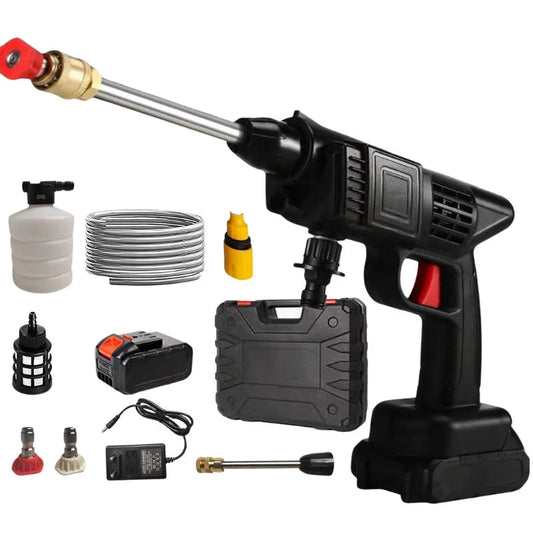Automatic Cordless Car Wash Spray Gun 48V Pakistan | Wireless High Pressure Foam Jet Washer