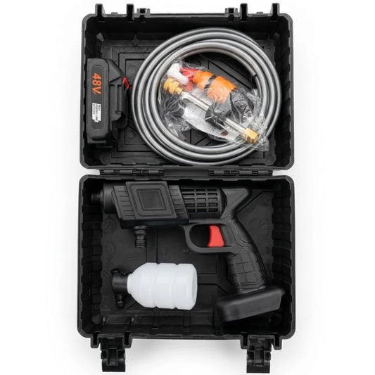 Automatic Cordless Car Wash Spray Gun 48V Pakistan | Wireless High Pressure Foam Jet Washer