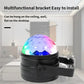 LED Disco Party Lights Crystal Magic Ball 3W RGB | Colorful Projection Lamp for Parties & Events