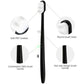 Nano Toothbrush with Travel Case | Ultra Soft Micro-Nano Bristles | For Sensitive Gums, Adults & Kids | Black